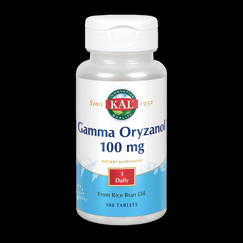Gamma Oryzanol 100 mg - 100 Comprimidos. Apto para veganos