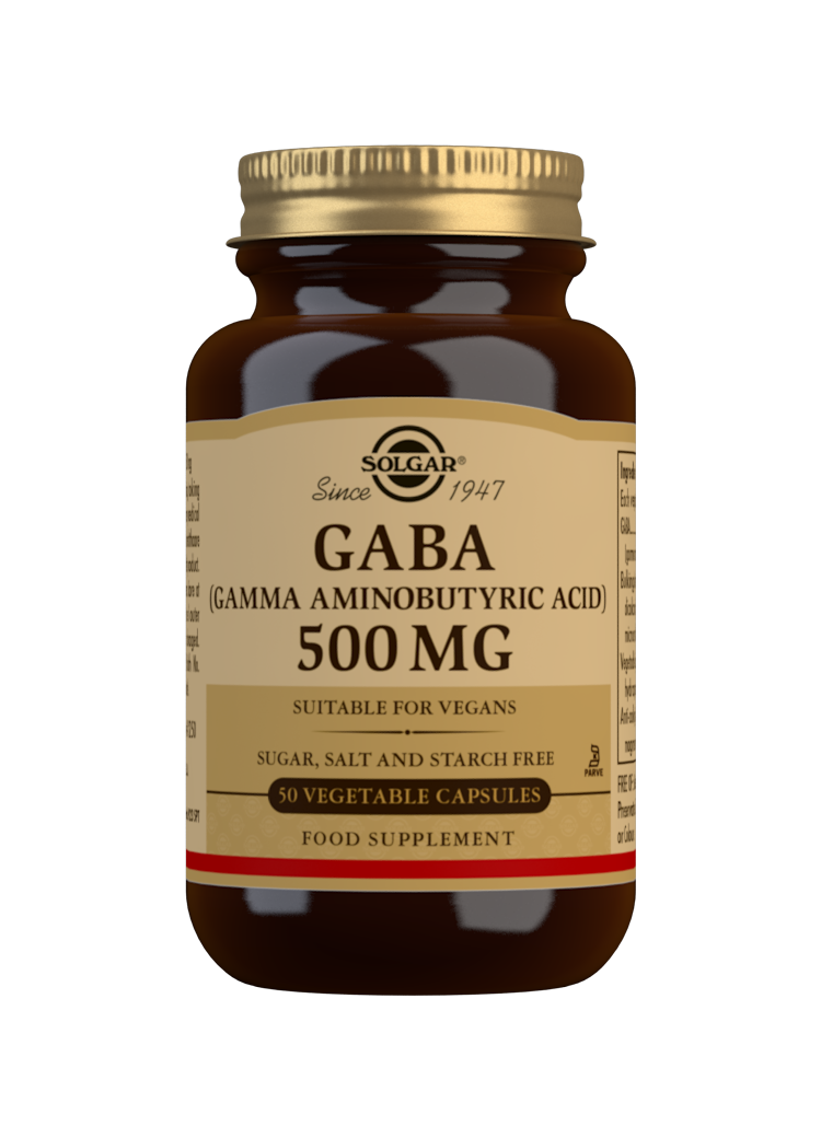 GABA 500 mg - 50 Cápsulas vegetales