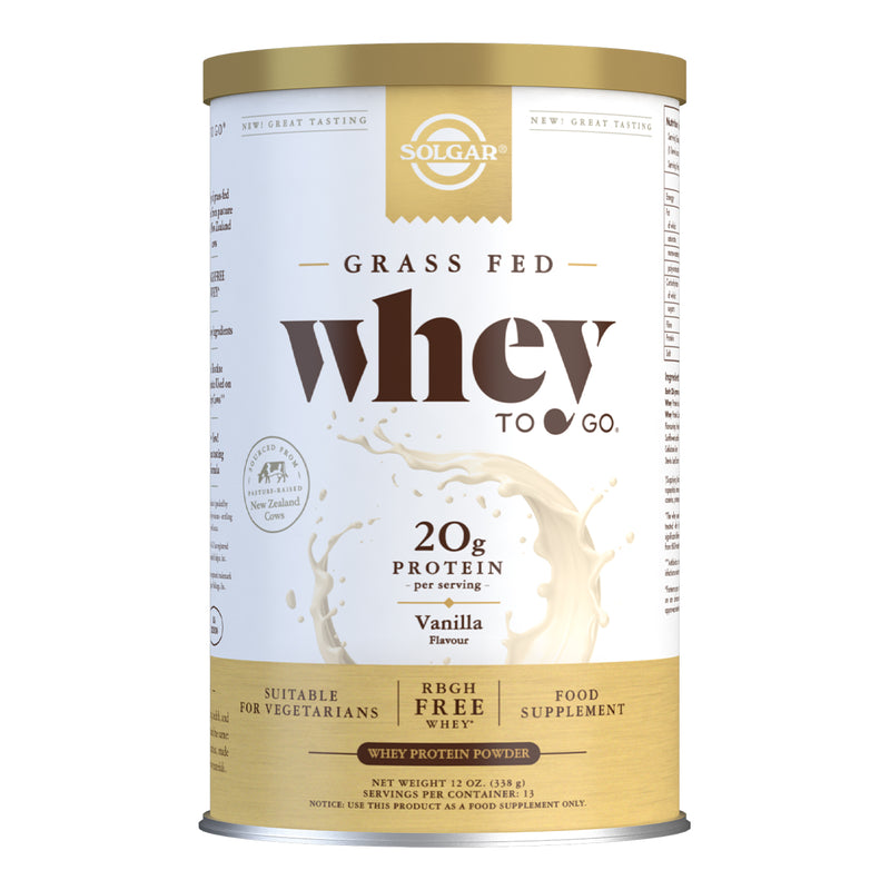 Whey To Go® Proteína de suero en polvo (sabor vainilla) - 338 g