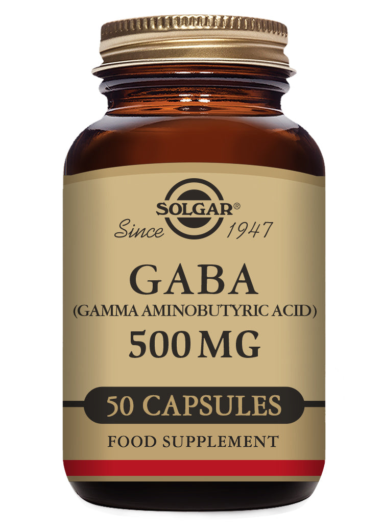GABA 500 mg - 50 Cápsulas vegetales