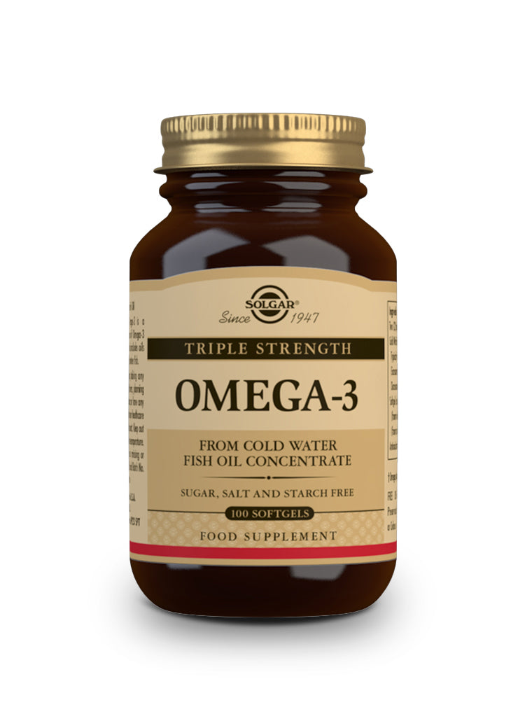 Omega-3 "Triple Concentración" - 100 Cápsulas blandas