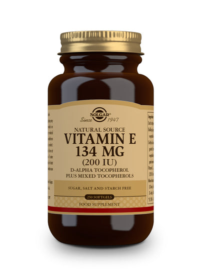 Vitamina E 200 UI (134 mg) - 250 Cápsulas blandas
