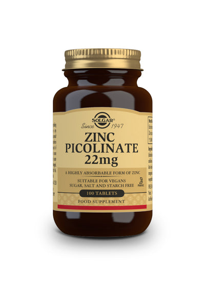 Picolinato de Zinc 22 mg - 100 Comprimidos