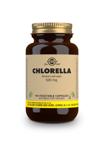 Clorella 520 mg (de pared celular rota) - 100 Cápsulas vegetales