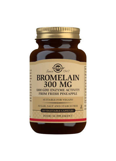 Bromelina 300 mg - 60 Cápsulas vegetales