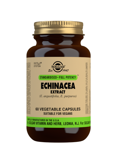 Equinácea Extracto (E. angustifolia, E. purpurea) - 60 cápsulas vegetales