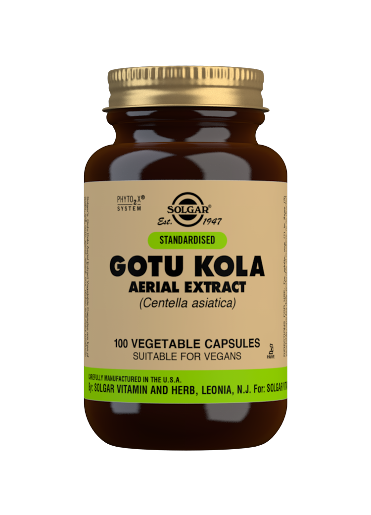 Gotu Kola Extracto Aéreo (Centella asiatica) - 100 Cápsulas vegetales