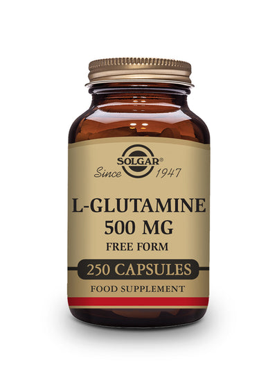 L-Glutamina 500 mg - 250 Cápsulas vegetales