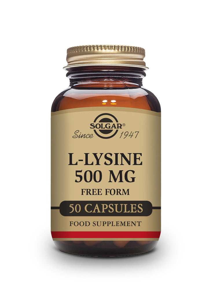 L-Lisina 500 mg - 50 Cápsulas vegetales