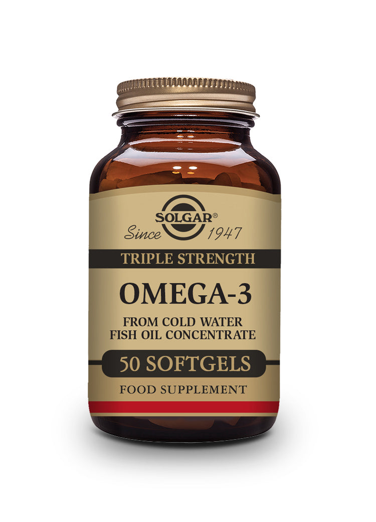Omega-3 "Triple Concentración" - 50 Cápsulas blandas