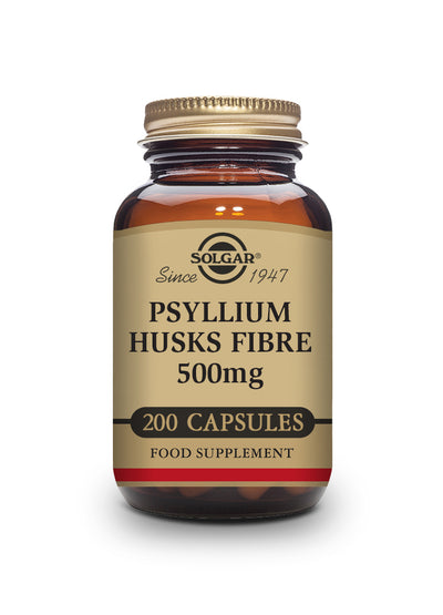 Fibra de Cáscara de Psyllium 500 mg - 200 Cápsulas vegetales