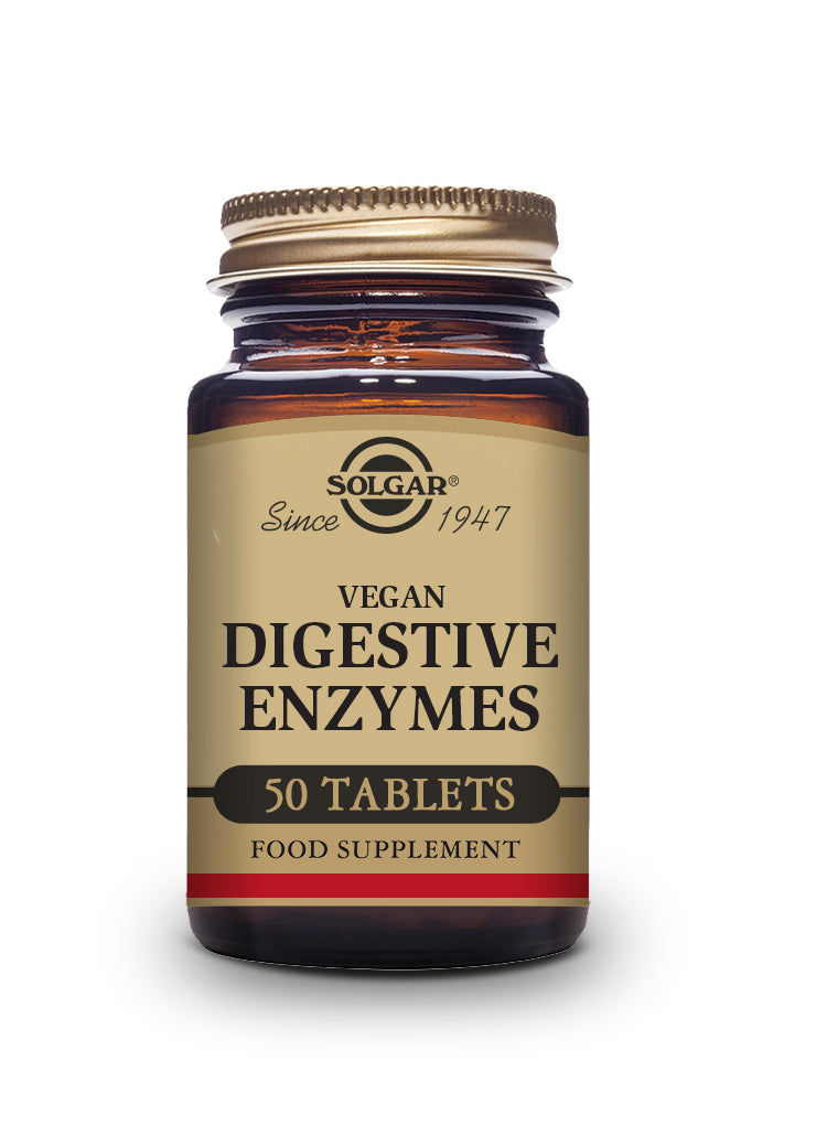 Vegan Enzimas Digestivas - 50 Comprimidos masticables