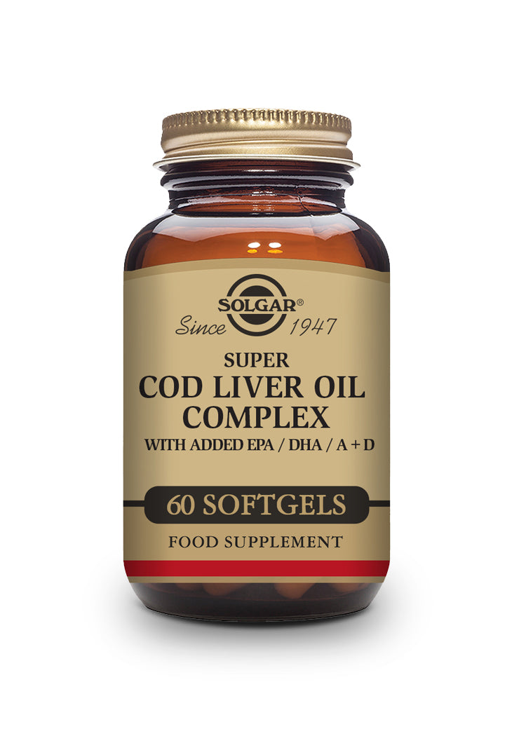 Super Cod Liver Oil Complex - 60 cápsulas blandas