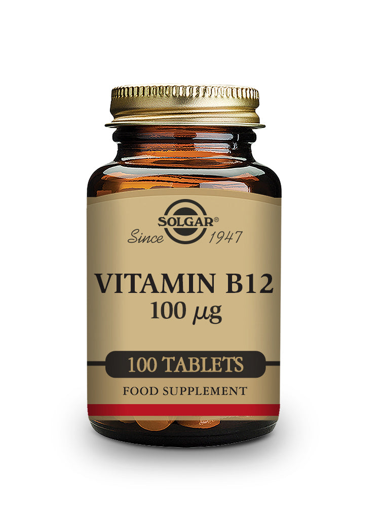 Vitamina B12 100 mcg (Cianocobalamina) - 100 Comprimidos