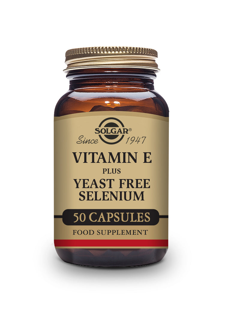 Vitamina E con Selenio (sin levadura)  - 50 Cápsulas vegetales