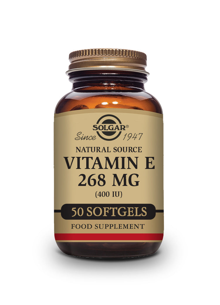 Vitamina E 400 UI (268 mg) - 50 Cápsulas blandas vegetales
