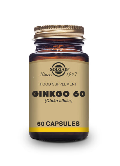 Ginkgo 60 (Ginkgo biloba) - 60 Cápsulas vegetales