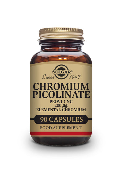 Cromo Picolinato 200 µg - 90 Cápsulas vegetales