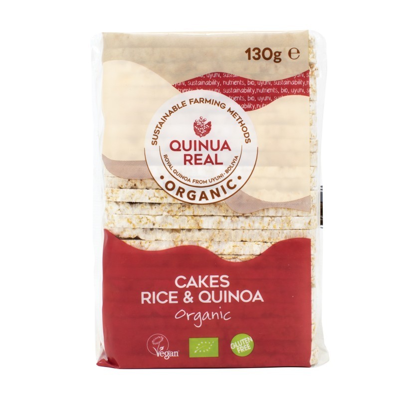 Soffiette de arroz y quinoa bio 130 g Quinua Real