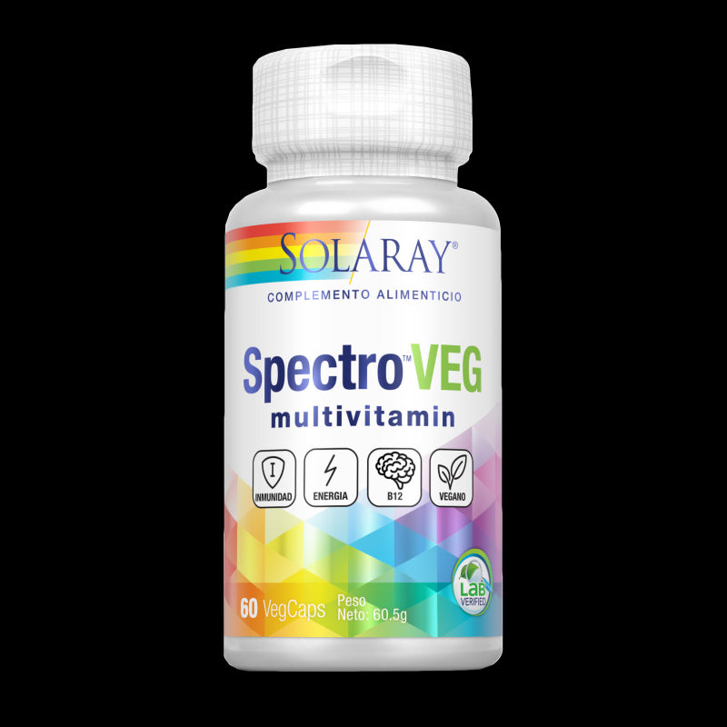 Spectro™ - Multi-Vita-Min™ -60 VegCaps. Apto para veganos