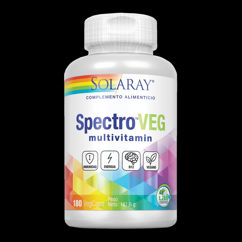 Spectro™Multi-Vita-Min™ - 180 VegCaps.Apto para veganos