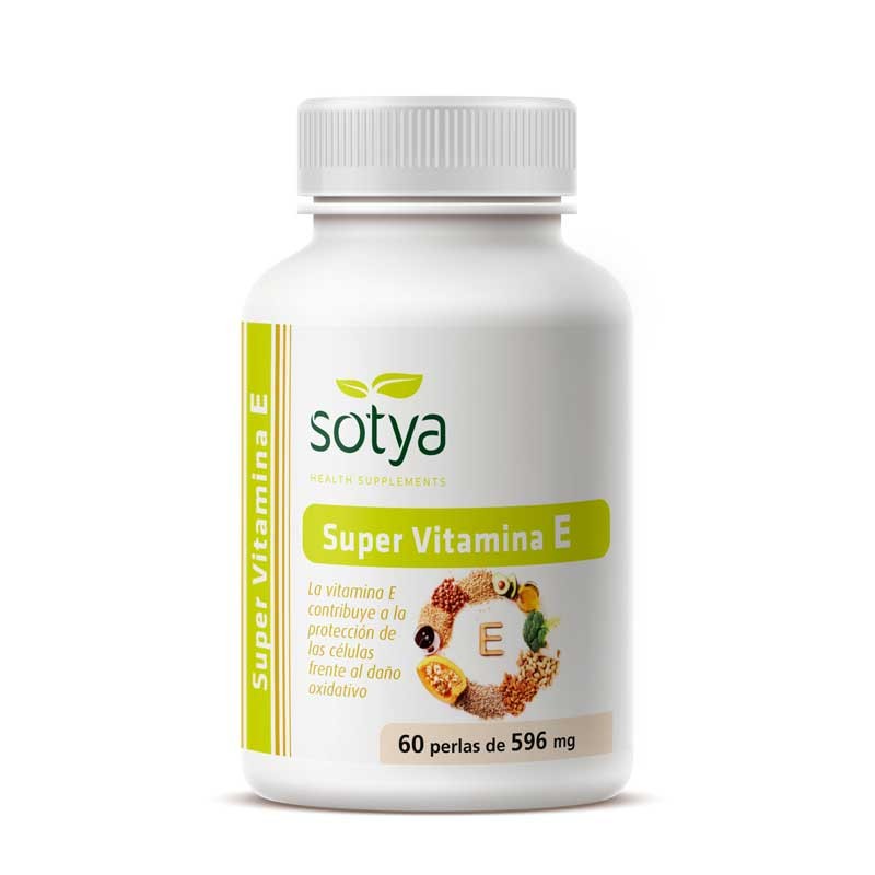 Super vitamina E 596mg 60 perlas sotya