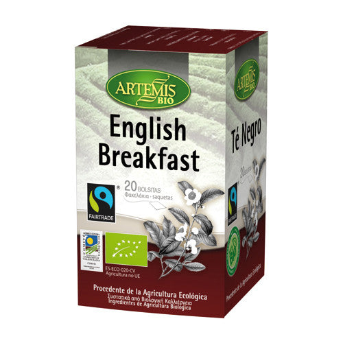 Te negro (english breakfast) 20 filtros Artemis