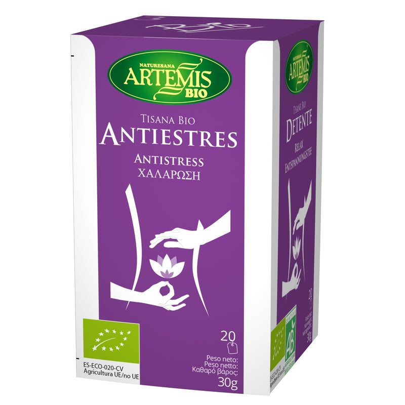 Tisana Antiestrés-T bio 20 filtros Artemis