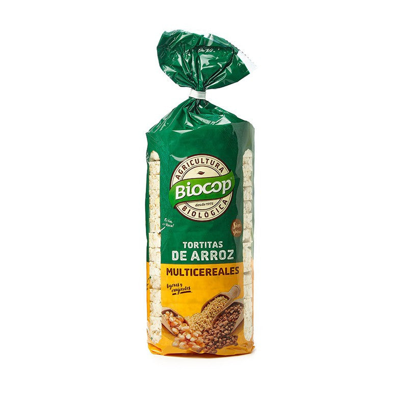 Tortitas de arroz multicereales bio 200 g Biocop