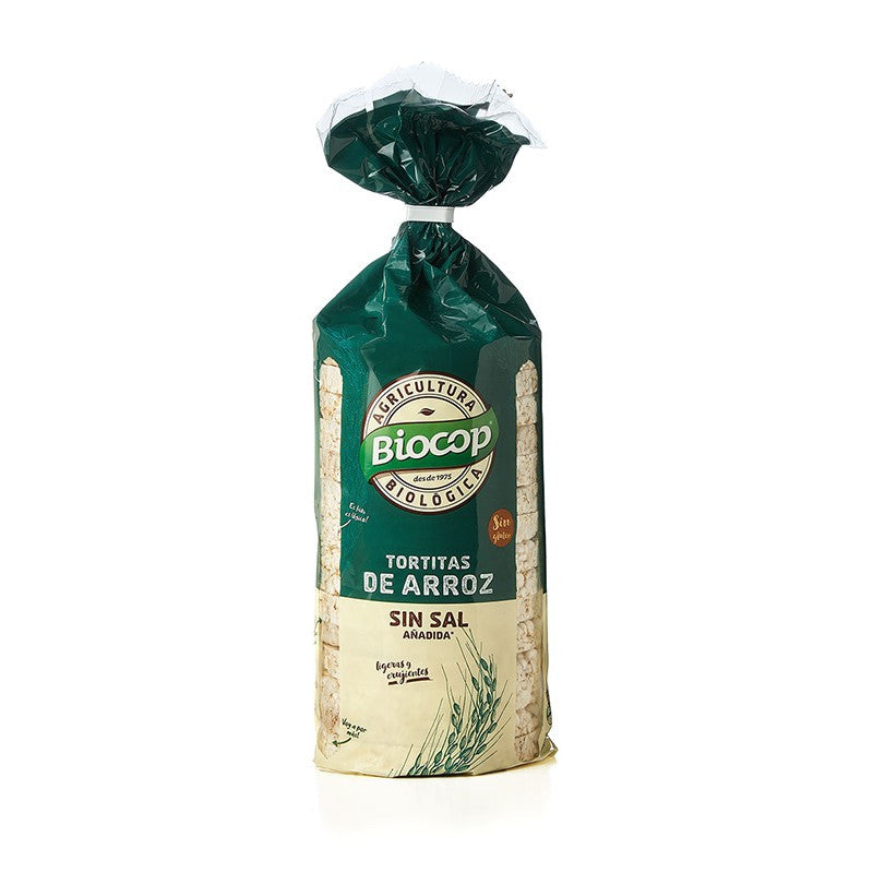 Tortitas de arroz sin sal bio 200 g Biocop