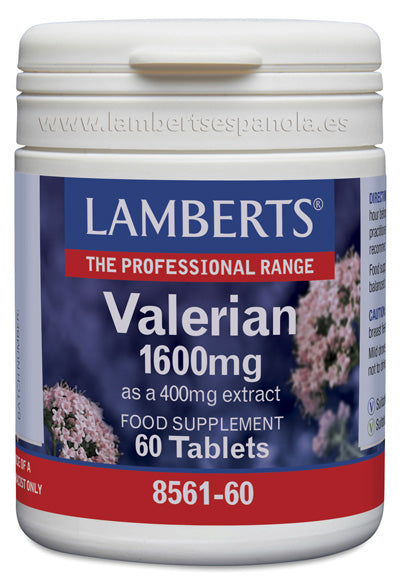 Valeriana 1.600 mg extracto de Valeriana officinalis