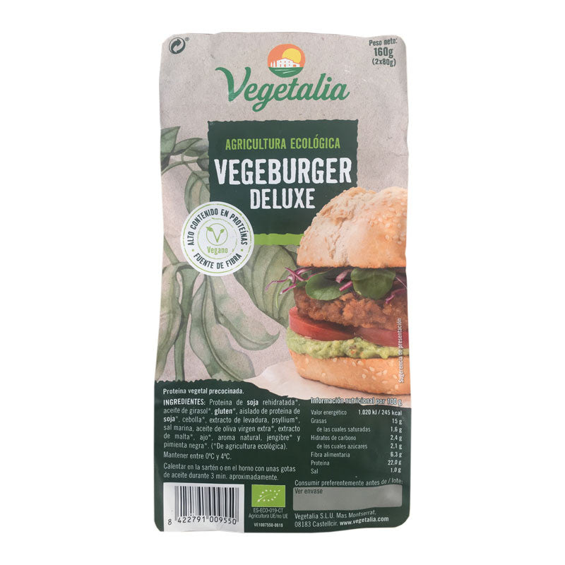 Vegeburguer Barbacoa bio 160 g Vegetalia