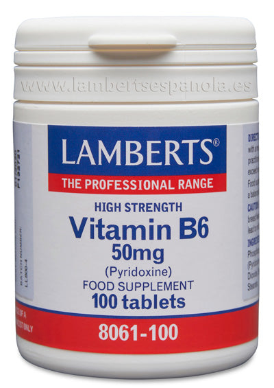 Vitamina B6 o Piridoxina 50 mg