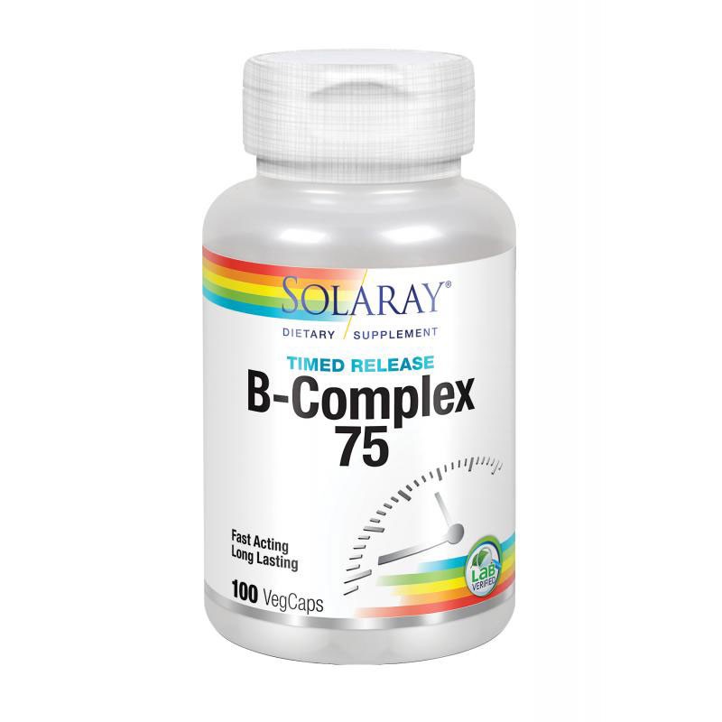 Vitamina B Complex 75 - 100vcaps Solaray