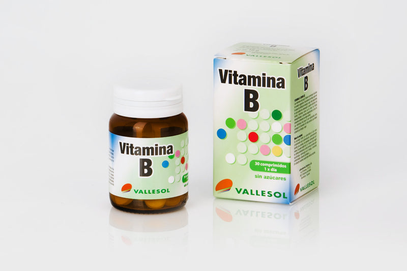 Vitamina B complex caja de 12 unidades 30 comprimidos Vallesol