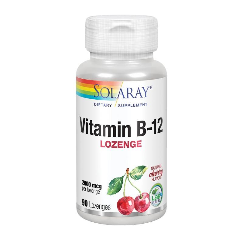Vitamina B12 2000mcg 90comp Solaray