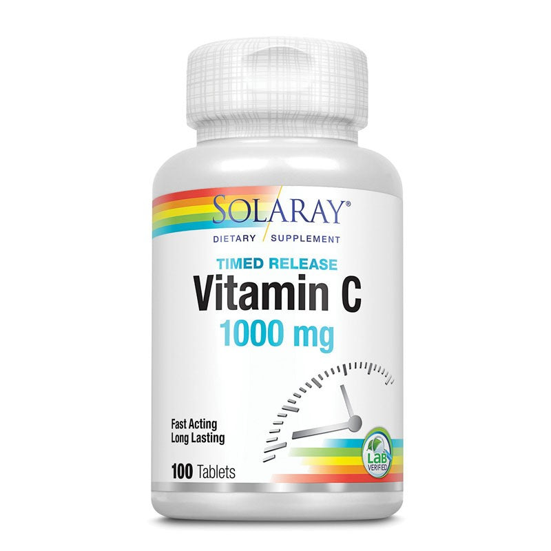 Vitamina C 1000mg A/R 100comprimidos Solaray