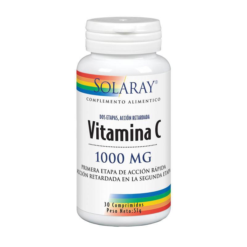 Vitamina C 1000mg A/R 30comp Solaray
