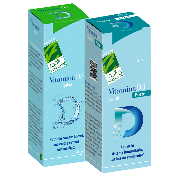 Vitamina D3 Forte, 100% Natural