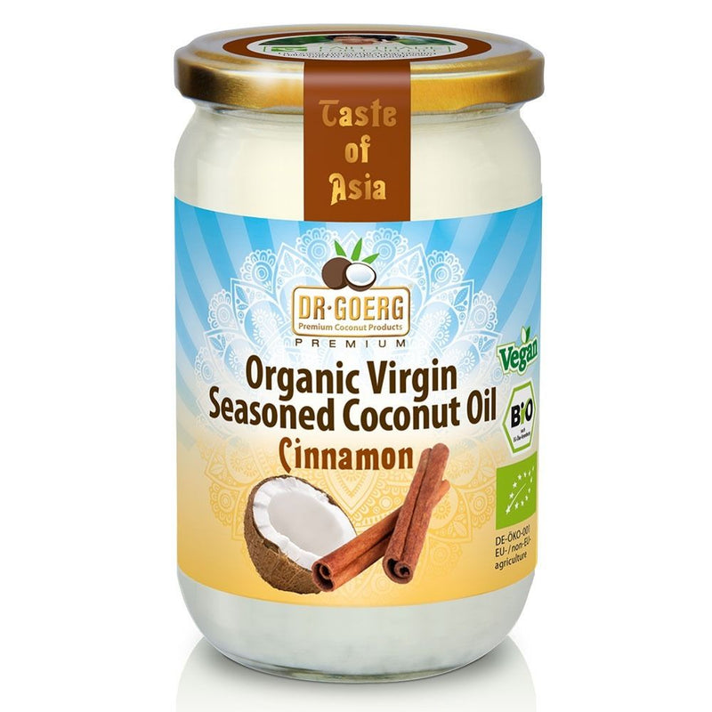 Aceite de coco premium 190 ml aromatizado con canela