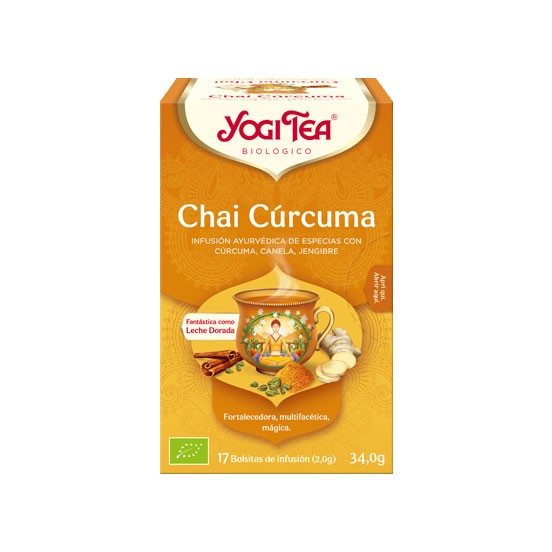 Yogi tea Chai Curcuma Bio 17 filtros