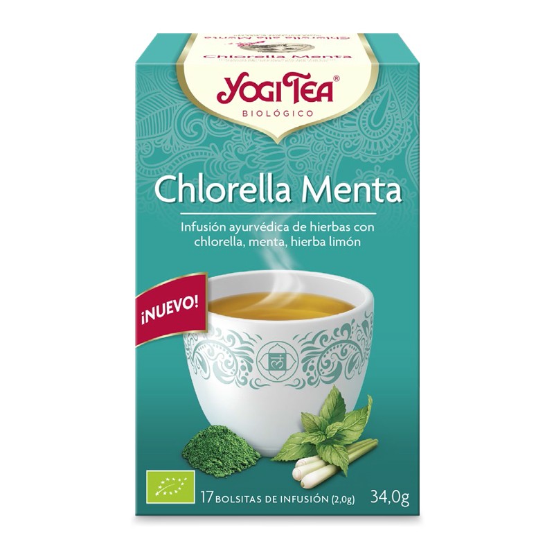 Yogi Tea Chlorella Menta Bio 17 filtros