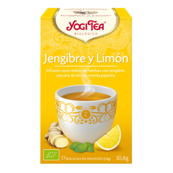 Yogi Tea Jengibre y limon 17 filtros