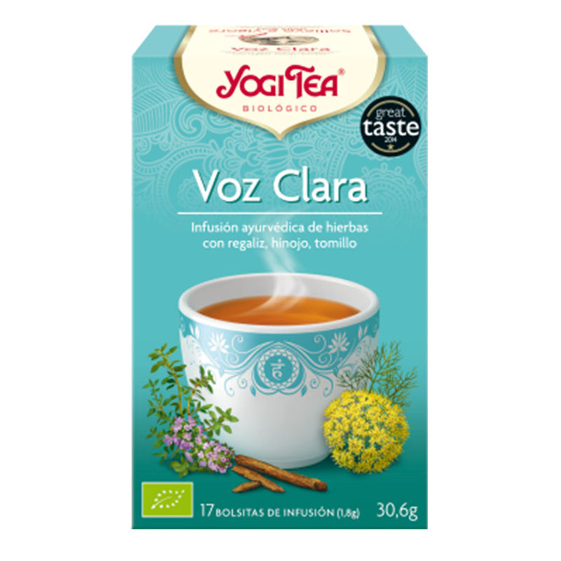 Yogi Tea Voz clara 17 filtros